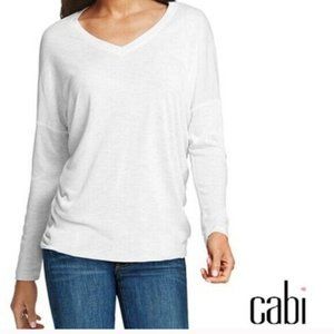 Cabi Style #3052 Serenity Tee – Heather White - Medium
